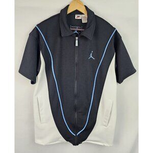 Nike Air Jordan Shooting Shirt Mens Med Full Zip Vintage 90s Basketball Jersey